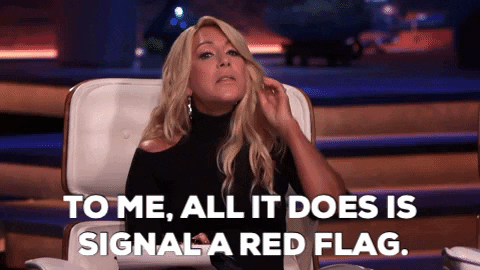 And not taking care of himself properly is a red flag in and of itself