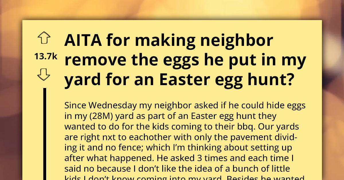 Man Goes Ahead To Hide Easter Eggs In His Neighbour's House Despite Being Told Not To, Gets Shocked With The Outcome
