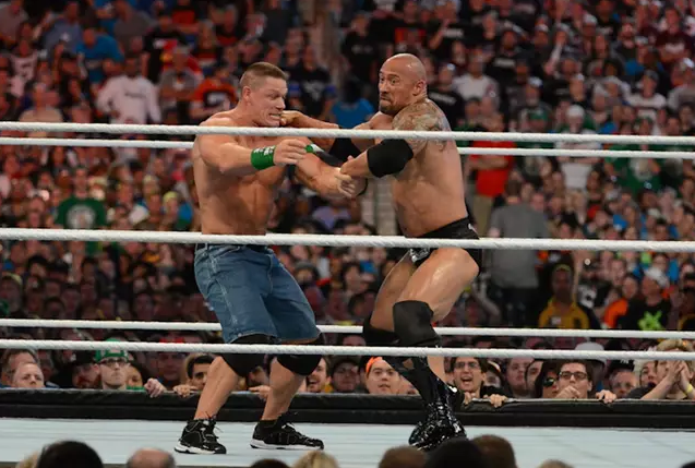 The last time Johnson fought in the WWE ring was against John Cena around 10 years ago.