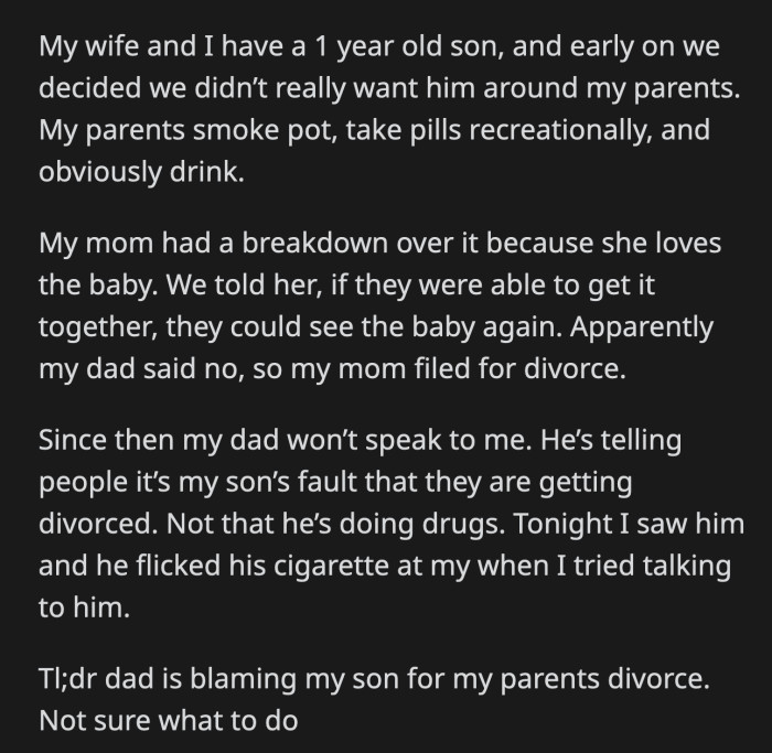 OP did try to talk to him but was greeted by a cigarette when he initiated a conversation