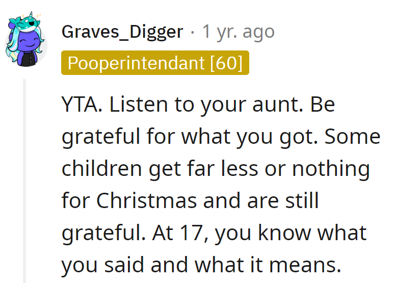 Oops, note to OP: 'Only' and gratitude don't mix well.