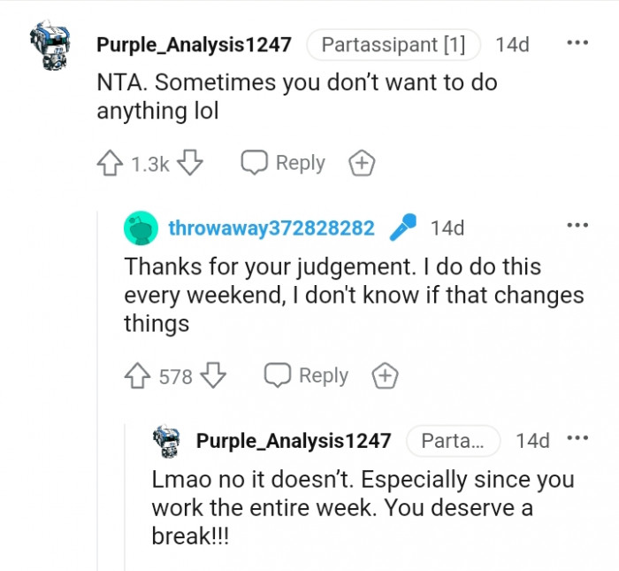 Sometimes, you just want to do nothing