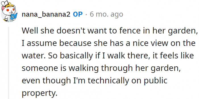 And the OP responded,