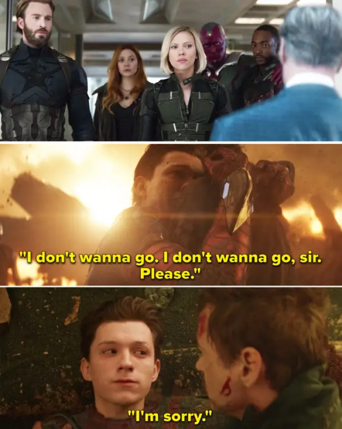 5. There was a storyline in Avengers: Infinity War where Sam Wilson went to space instead of Spider-Man.