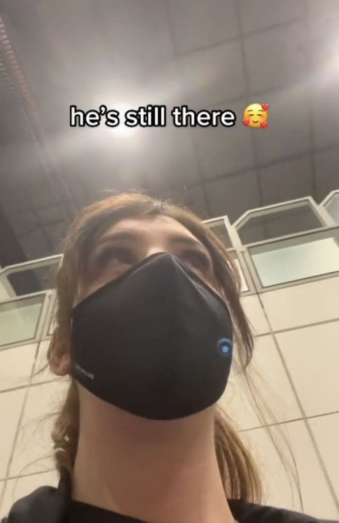 He's, um, still in there.