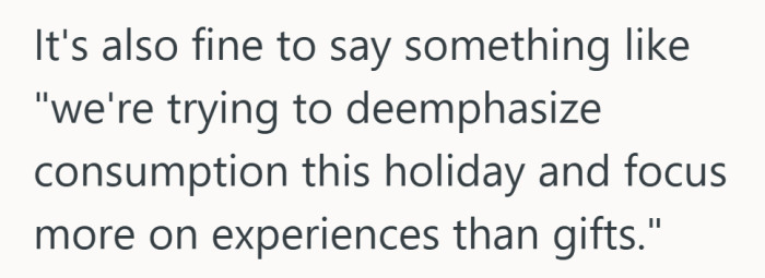 Less wrapping paper, more memories sounds like a holiday plan most families could get behind.