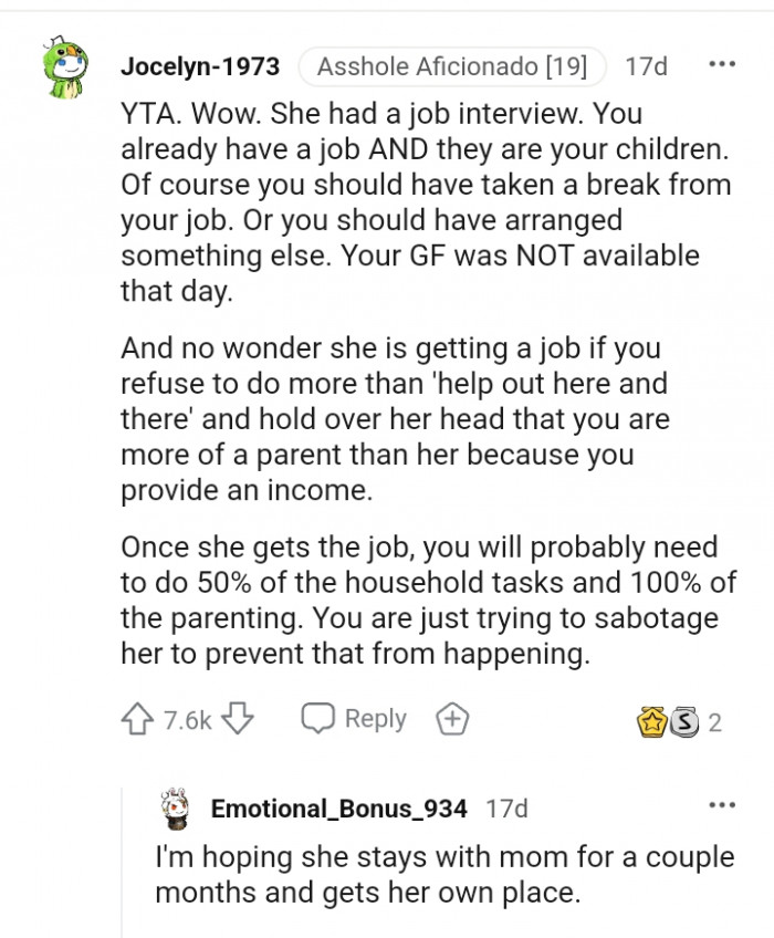 You should have arranged something else.