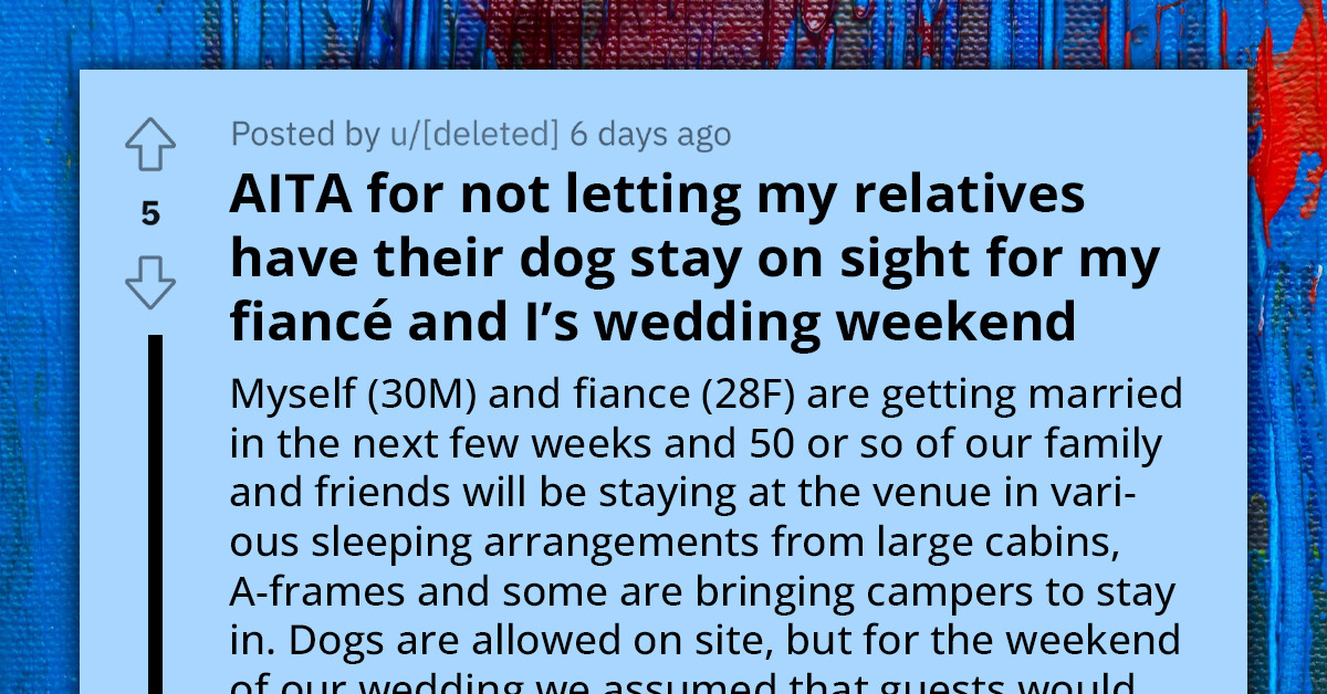 Groom's Controversial Dog Ban At Campsite Wedding Venue Sparks Family Outrage