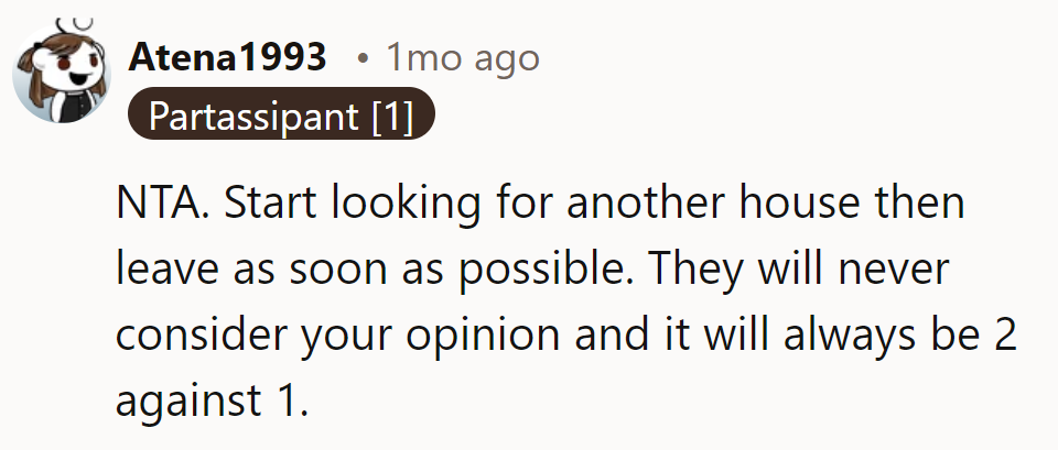 Time to house-hunt where democracy isn't just for two-legged roommates. Good luck escaping the zoo!