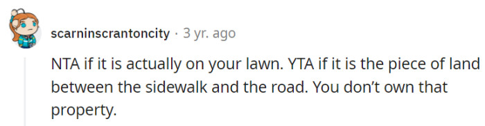 Your lawn, your rules.