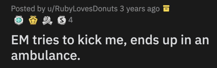 OP and Teresa were out by the parking lot and were waiting for the taxi they booked for her when they saw Lois one more time