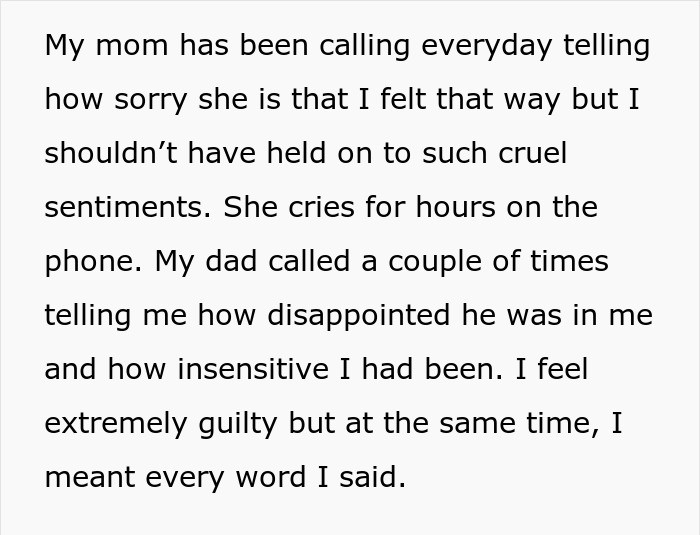 When she eventually lost it, she yelled at him to leave her, and now they're here