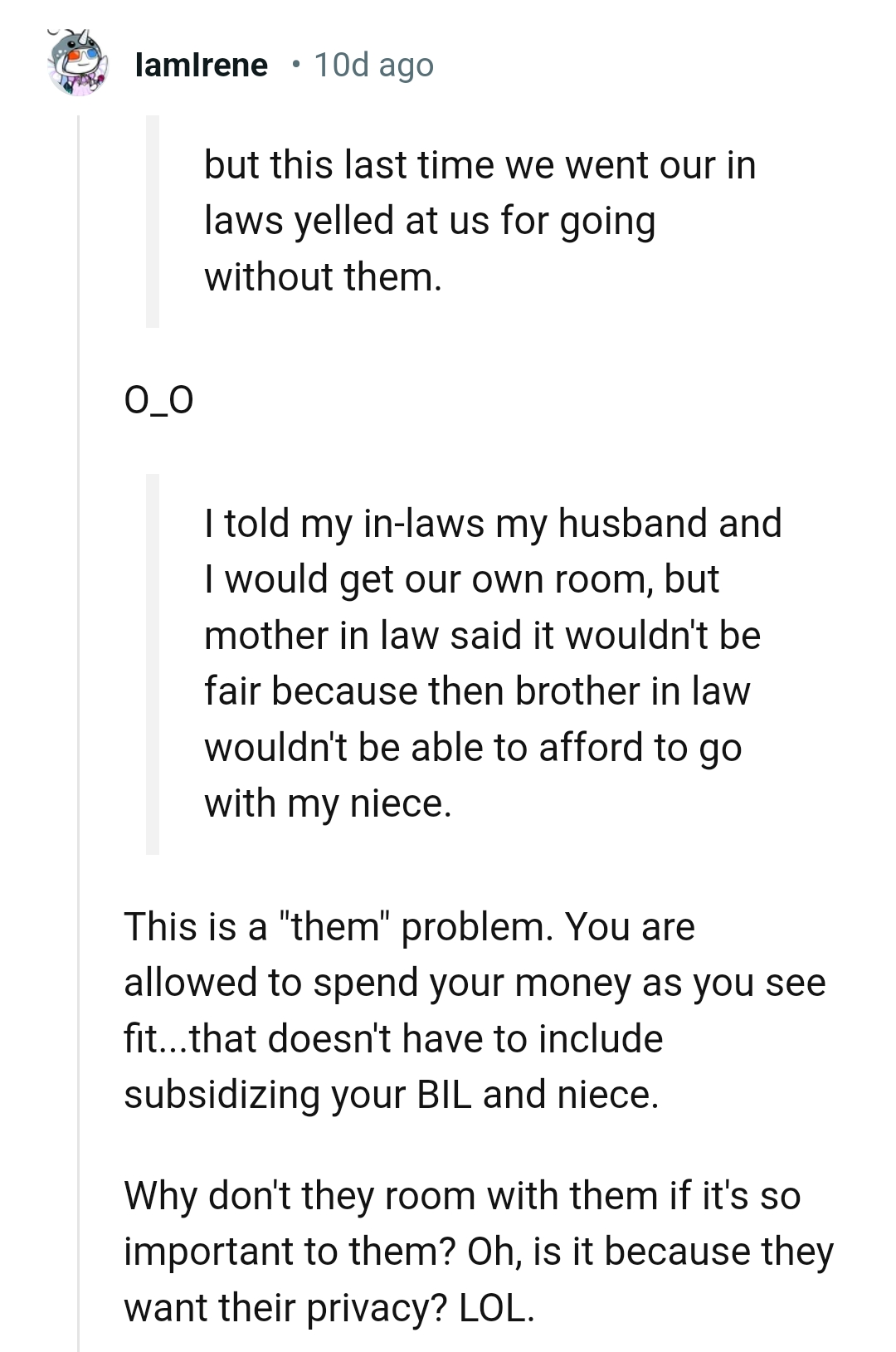 We've gathered some of the most upvoted comments from other Redditors for you to read through below