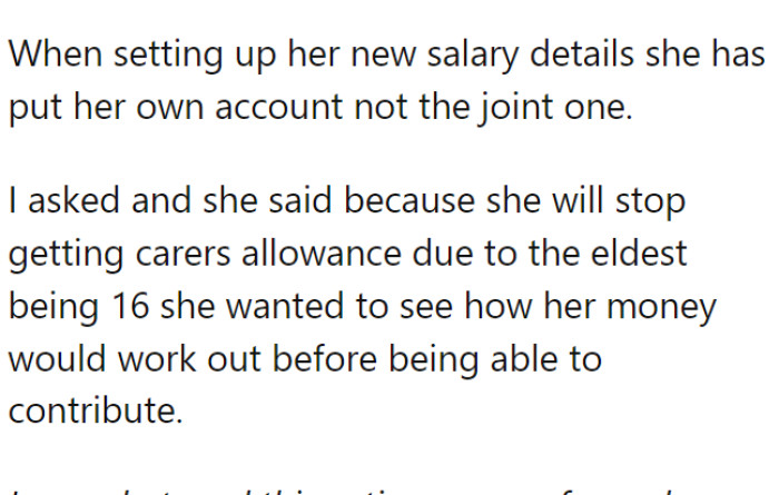 She has a different plan.