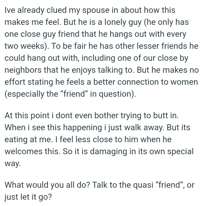 What Should The OP Do Now?