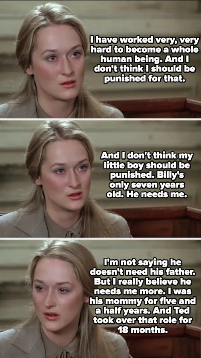 Streep played a big role in developing the character.