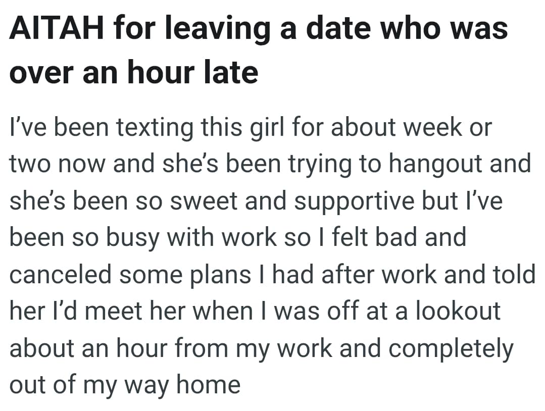 The OP kicks off the story