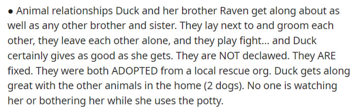 And some more clarifications!