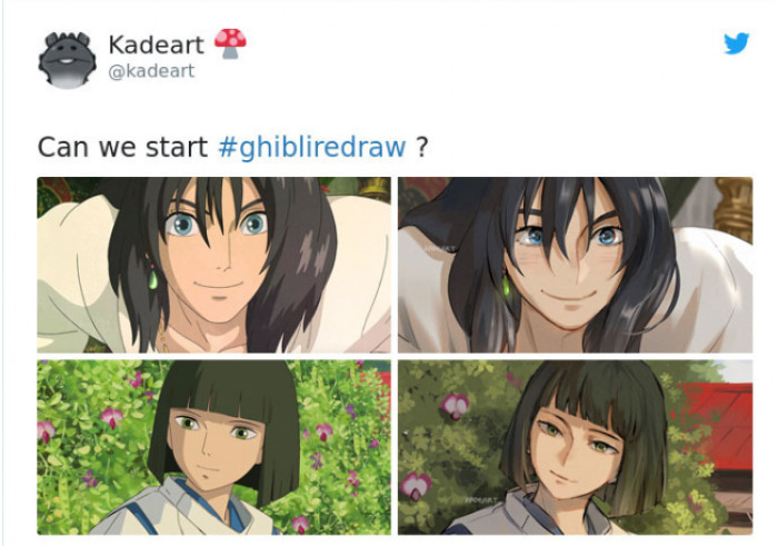 1. Kadeart decided to start an art challenge. Many artists followed suit.