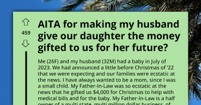 Baby Money or Husband’s Hobby? The $4K Fight That Divided a Redditor's Marriage