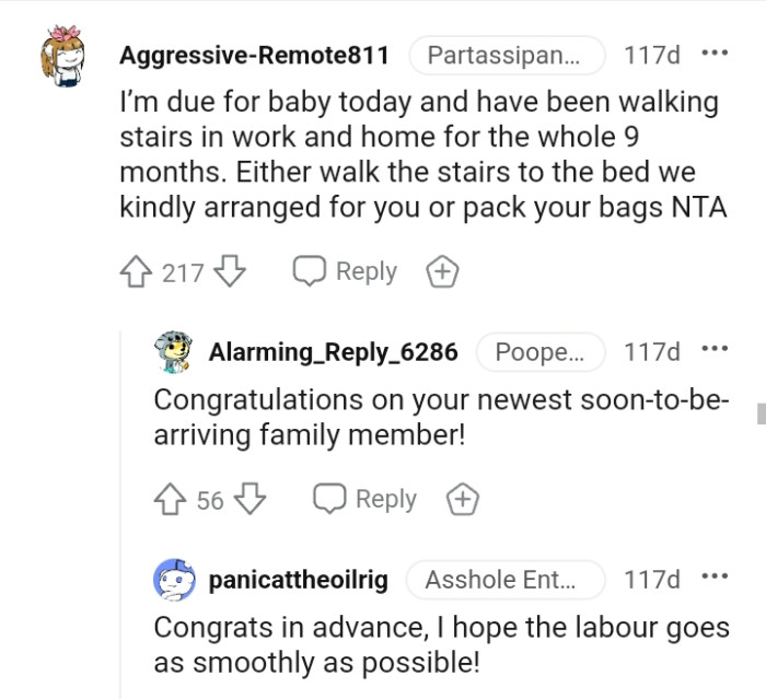 This Redditor is due and has been walking the stairs