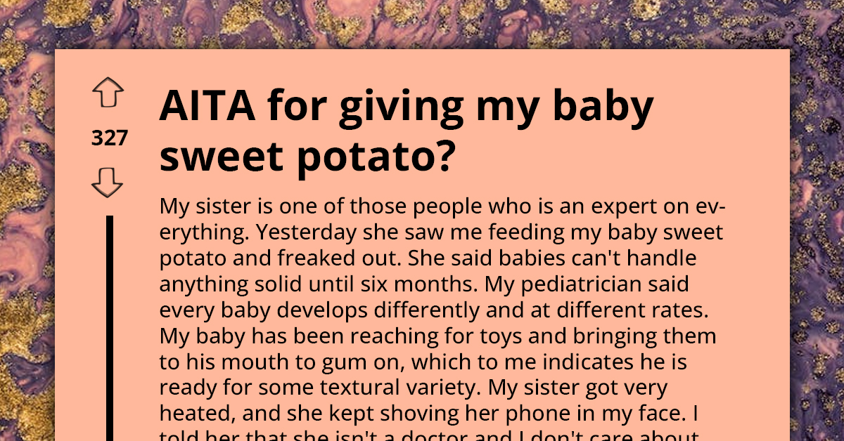New Mom Faces Family Backlash Over Choosing To Introduce Solids To Her Baby