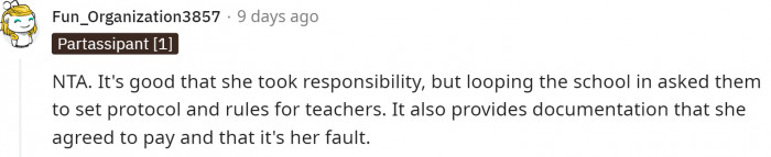 The documentation is one of the necessary parts of this.