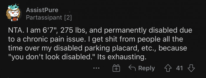 It can be exhausting not being visibly disabled.