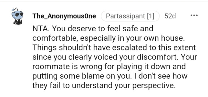 This Redditor doesn't see how they failed to understand the OP's perspective