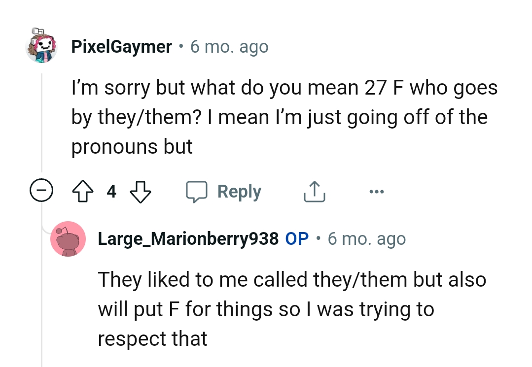 And here, we have some of the most upvoted comments from other Redditors