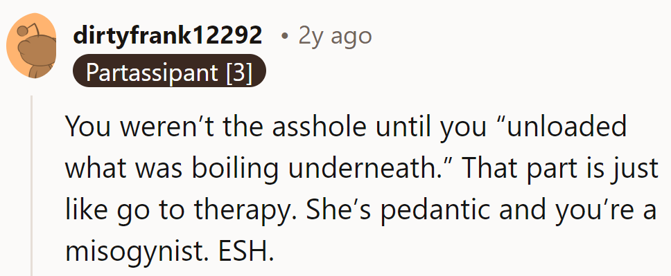 Therapy for everyone: managing emotions and labels, less olives and more understanding next time.