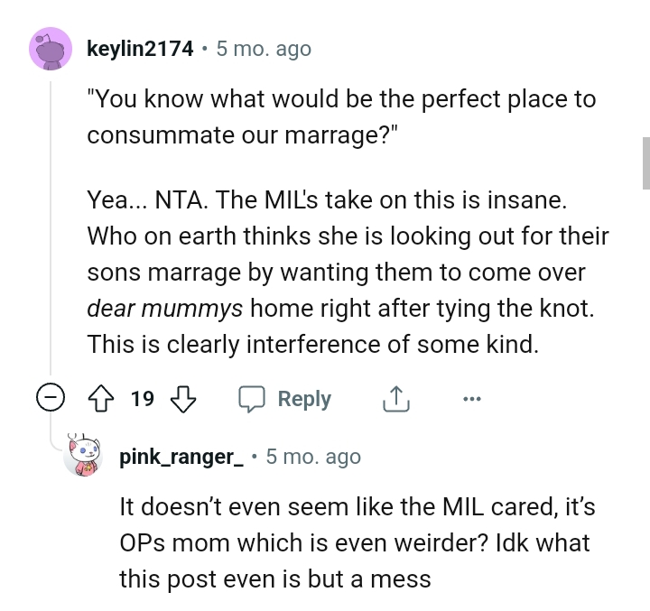 A clear interference of some kind