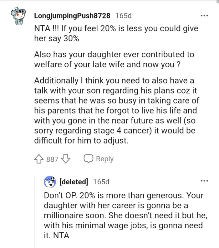 The OP Needs to Have a Talk with the Son