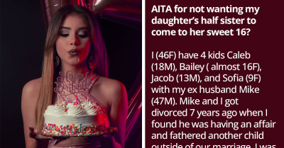 Woman Doesn't Want Her Daughter's Step-Sister To Attend Her Birthday Party