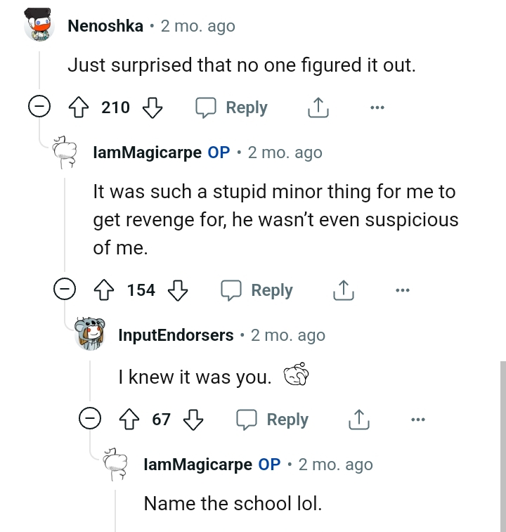 The coworker wasn't even suspicious of the OP