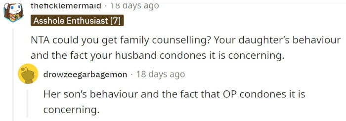 Both of these comments are valid. It might not be a bad idea to seek some sort of counseling, though, for sure.