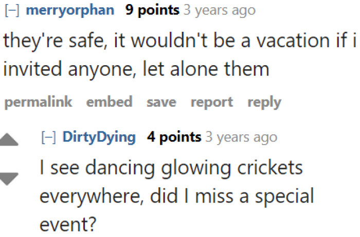 You're dodging a bullet if you didn't invite a person just like the user who posted this.