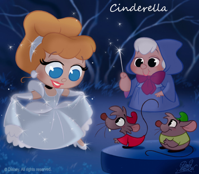 9. The Chibi Style Version of Cinderella
