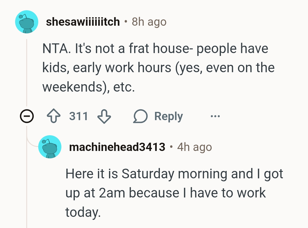 It is not a frat house