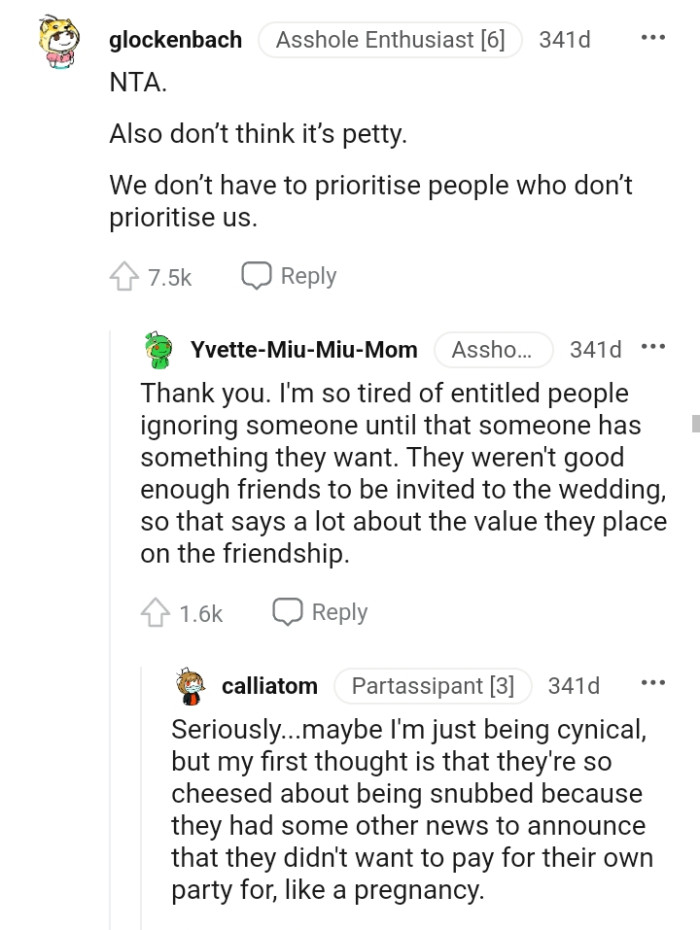 We Shouldn't Prioritize People Who Don't Return the Energy