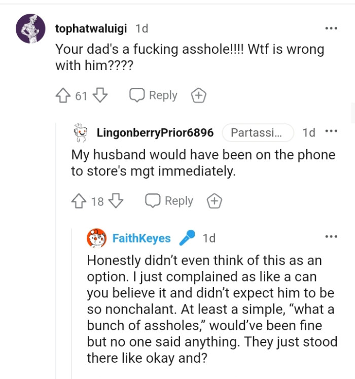 They Just Stood There Like, Okay