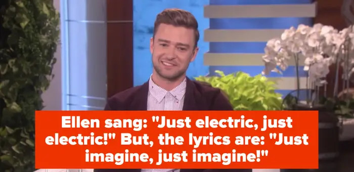 12. When she sent Justin Timberlake a clip of her singing one of his songs, but with the wrong lyrics: