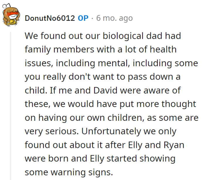Bio-dad's family tree? More drama than a soap opera.