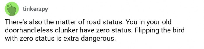 Having a clunker adds insult to injury