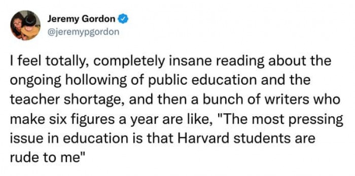 3. Oh, what joy it is to live in their bubble.