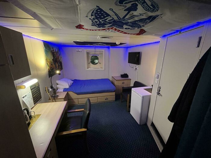 "My Cabin On A Ship For 6 Months"