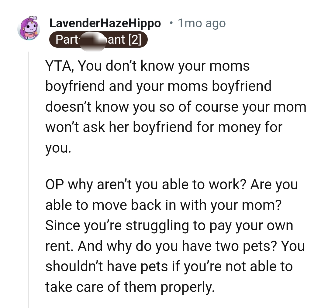 Why Does the OP Have Two Pets?