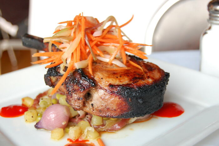 6. Pork chops or steaks