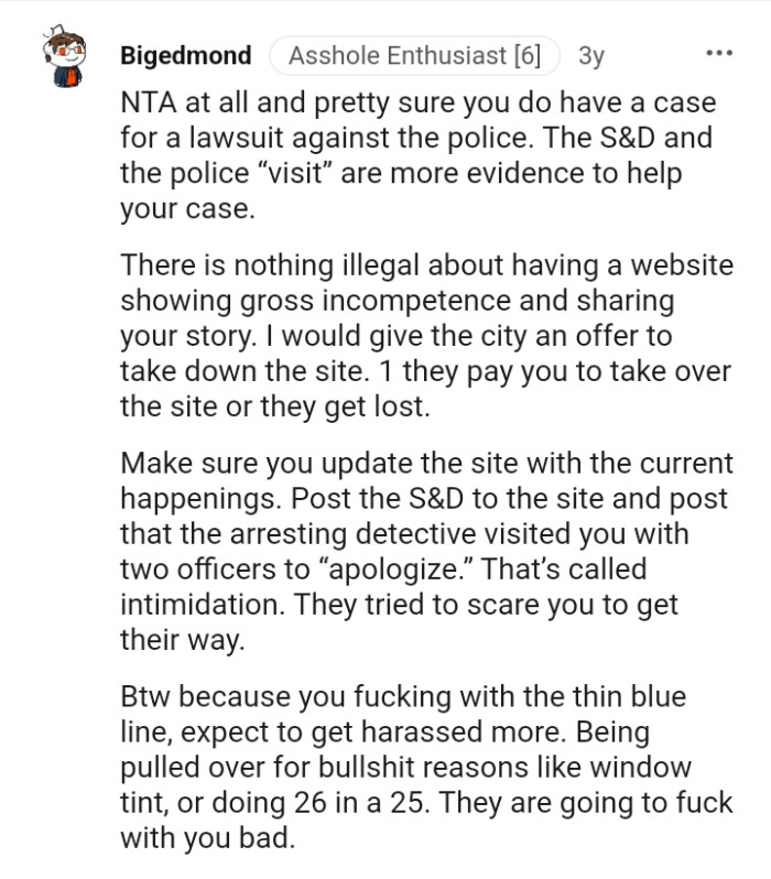 They pay to take over the site, or they get lost