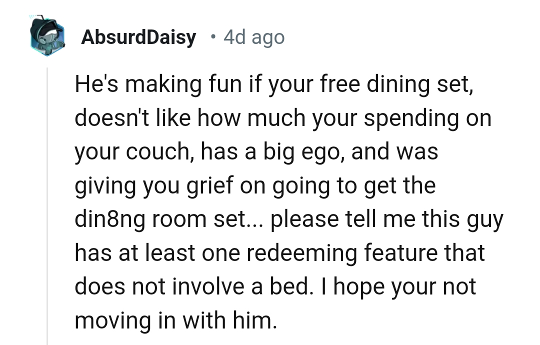 We've gathered some of the most upvoted comments from other Redditors for you to read through below